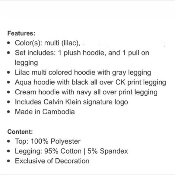 Calvin Klein Youth 2-piece Set, Multi color (size : XS (5/6), S (7/8) ) - Picture 8 of 9